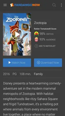 Fandango Now android App screenshot 3