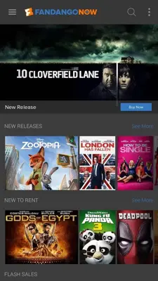 Fandango Now android App screenshot 4